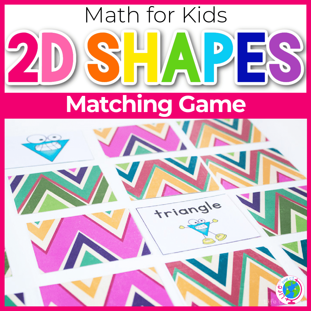2D Shape Matching Game: Silly Faces Theme