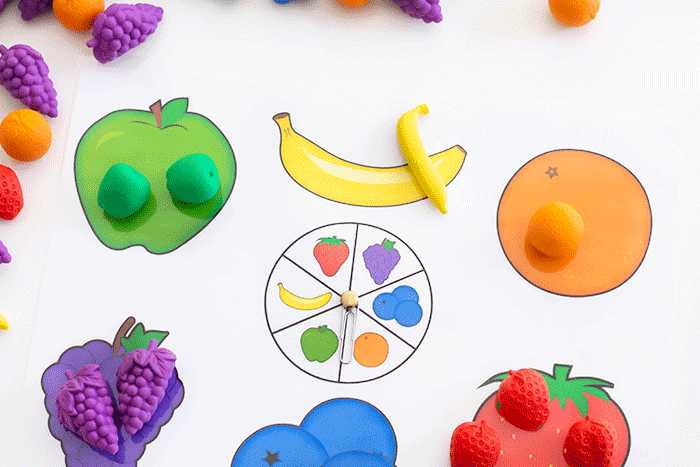 Fruit sorting game with color matching