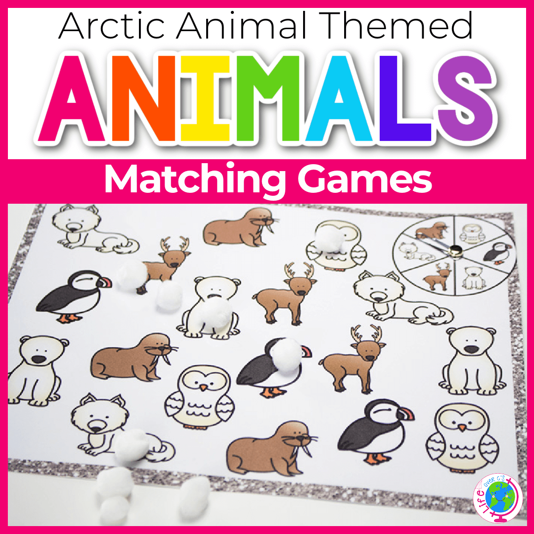 Matching Activities: Arctic Animals Theme