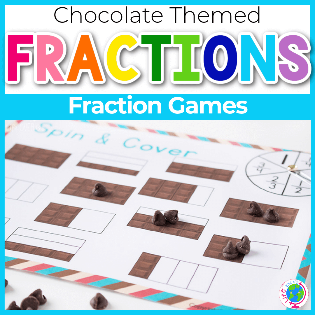 Fractions Activities: Chocolate Theme