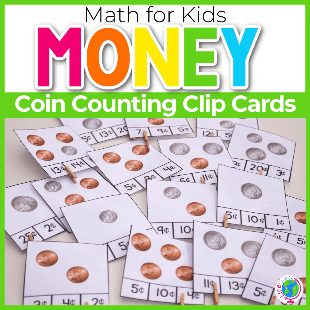 Counting Coins: Clip Cards