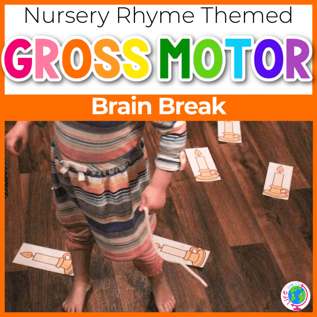 Jack Be Nimble Nursery Rhyme Gross Motor Brain Break
