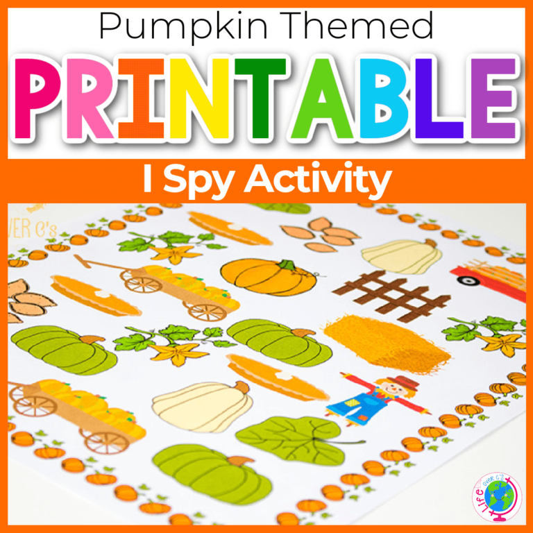 I Spy Counting Game: Fall Pumpkin Theme