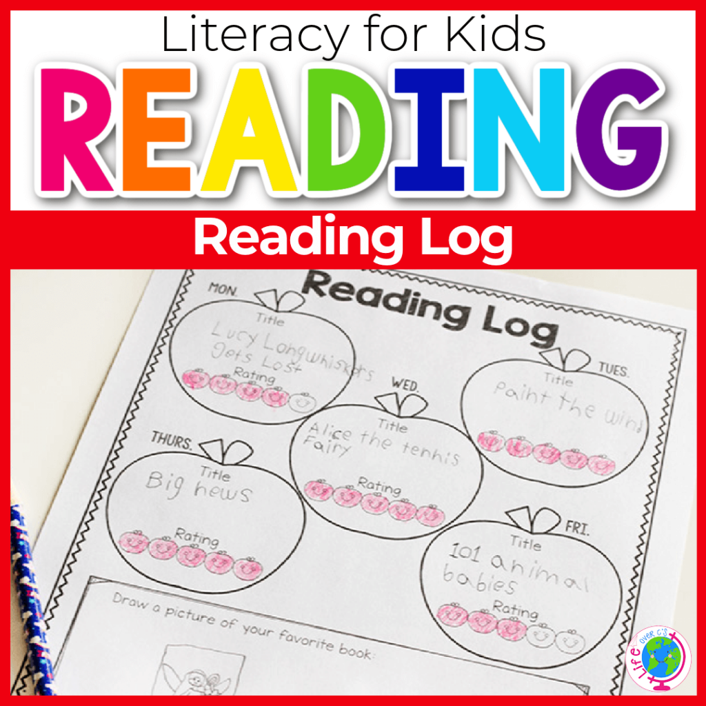 Reading logs with apple theme