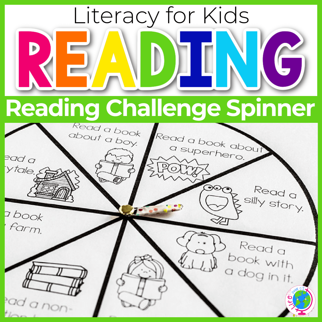 Reading Challenge Spinner