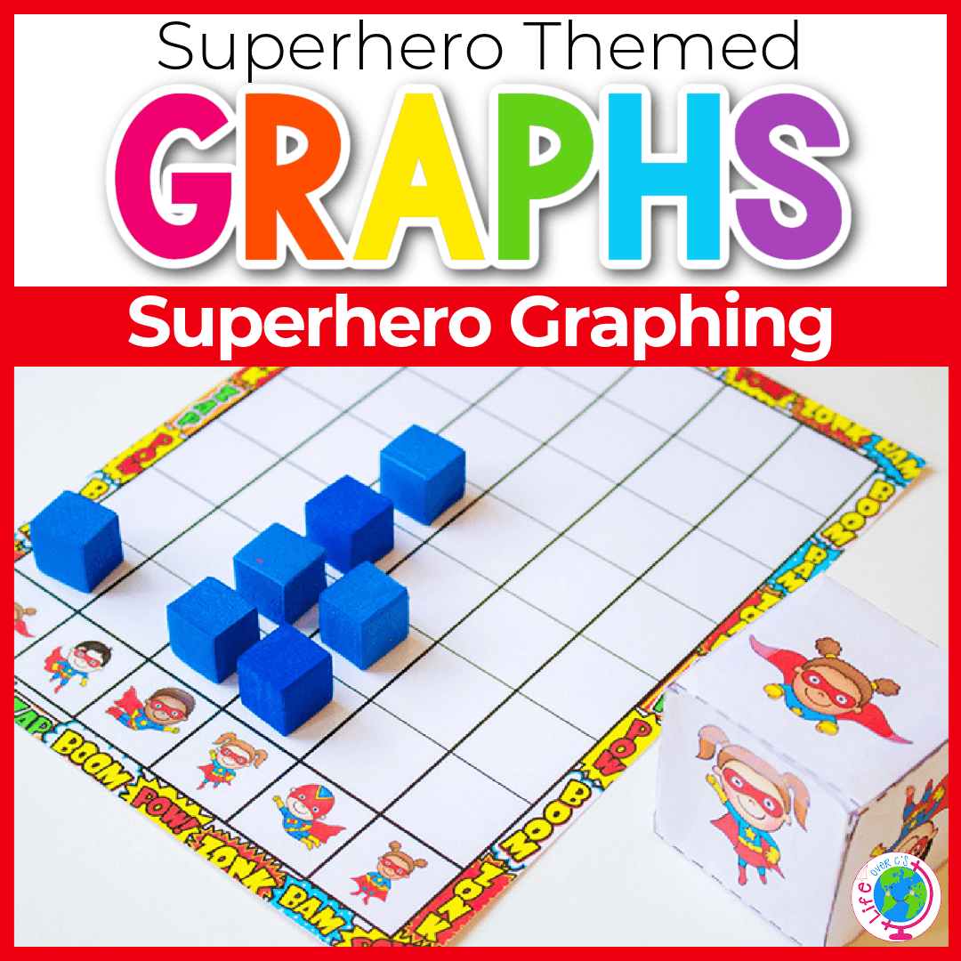 Graphing Dice: Superhero Theme