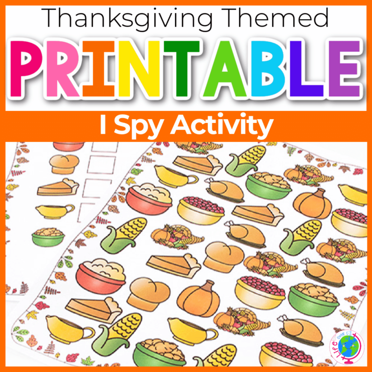 I Spy: Thanksgiving Theme