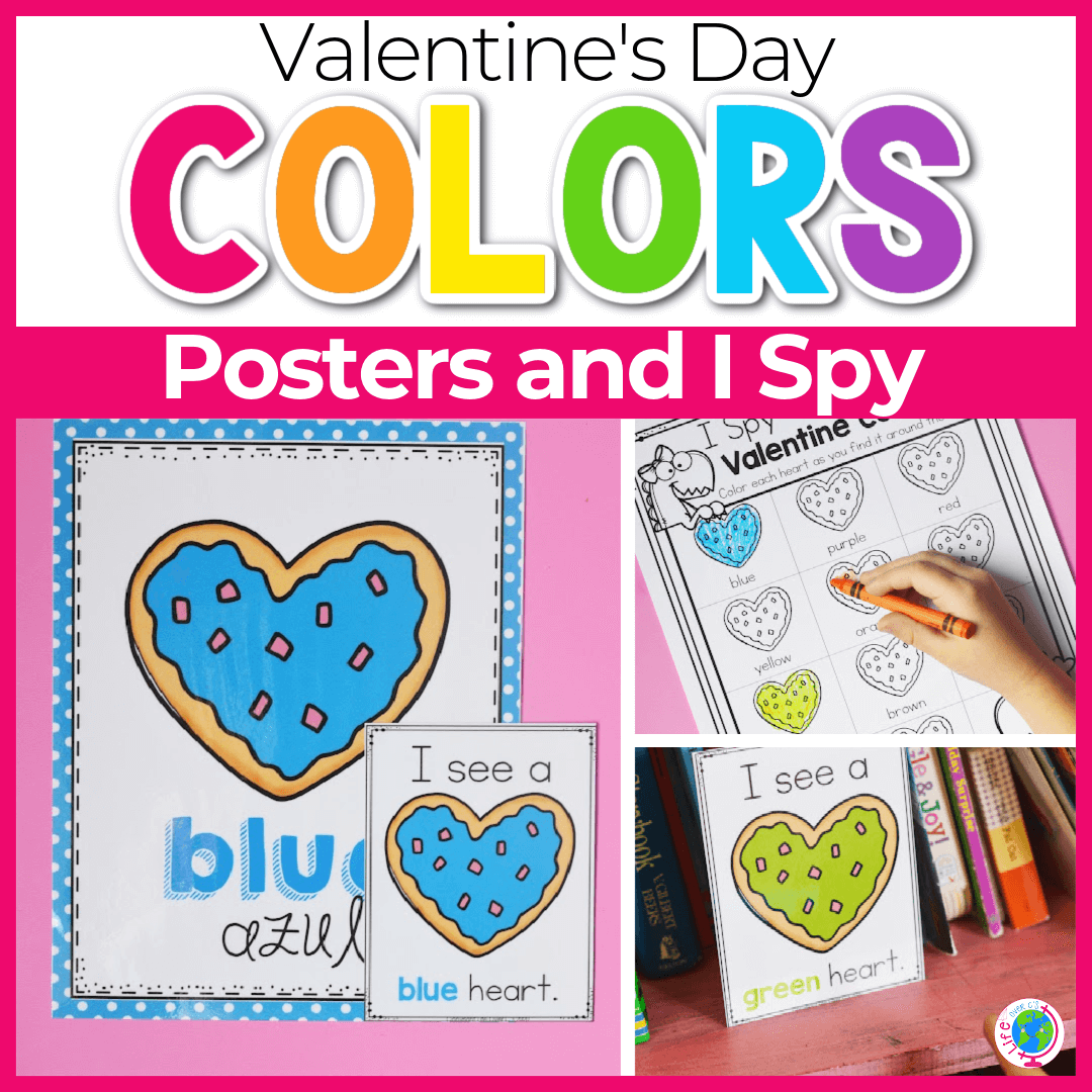 Color Posters and I Spy: Valentine’s Day