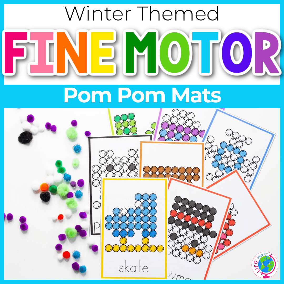 Pom Pom Fine Motor: Winter