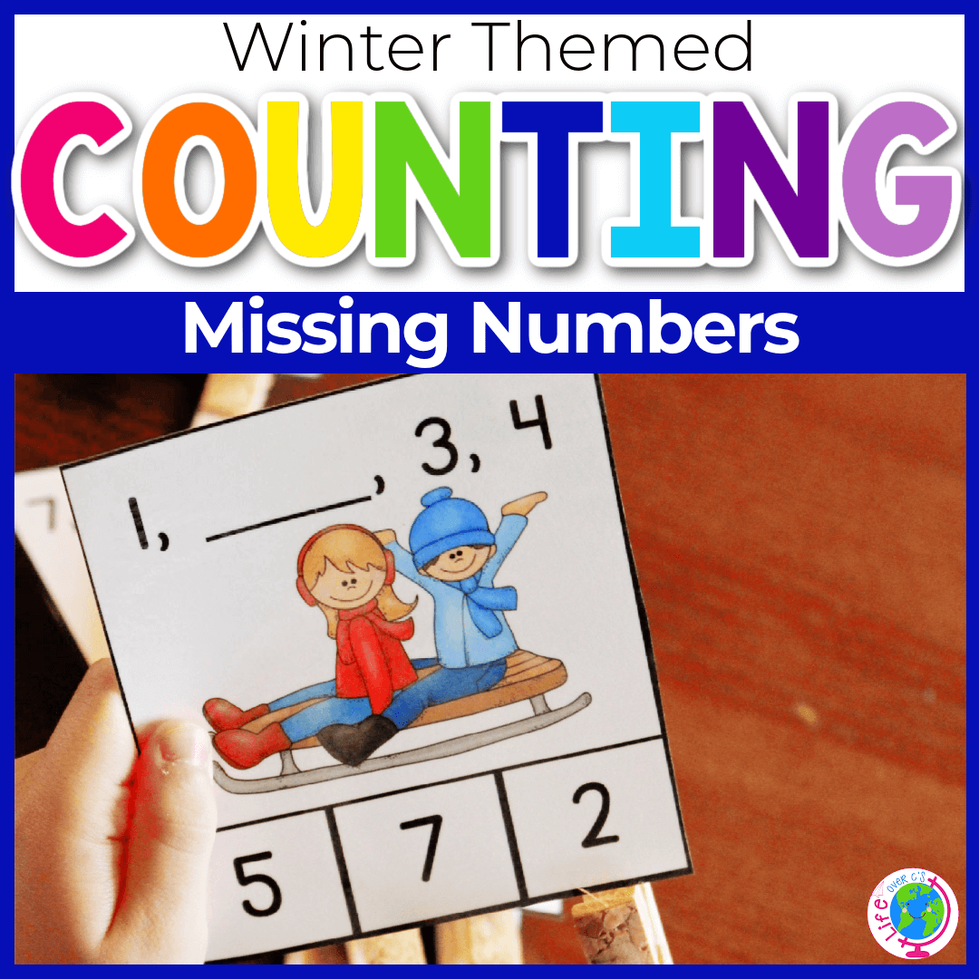 Missing Numbers: Winter Theme