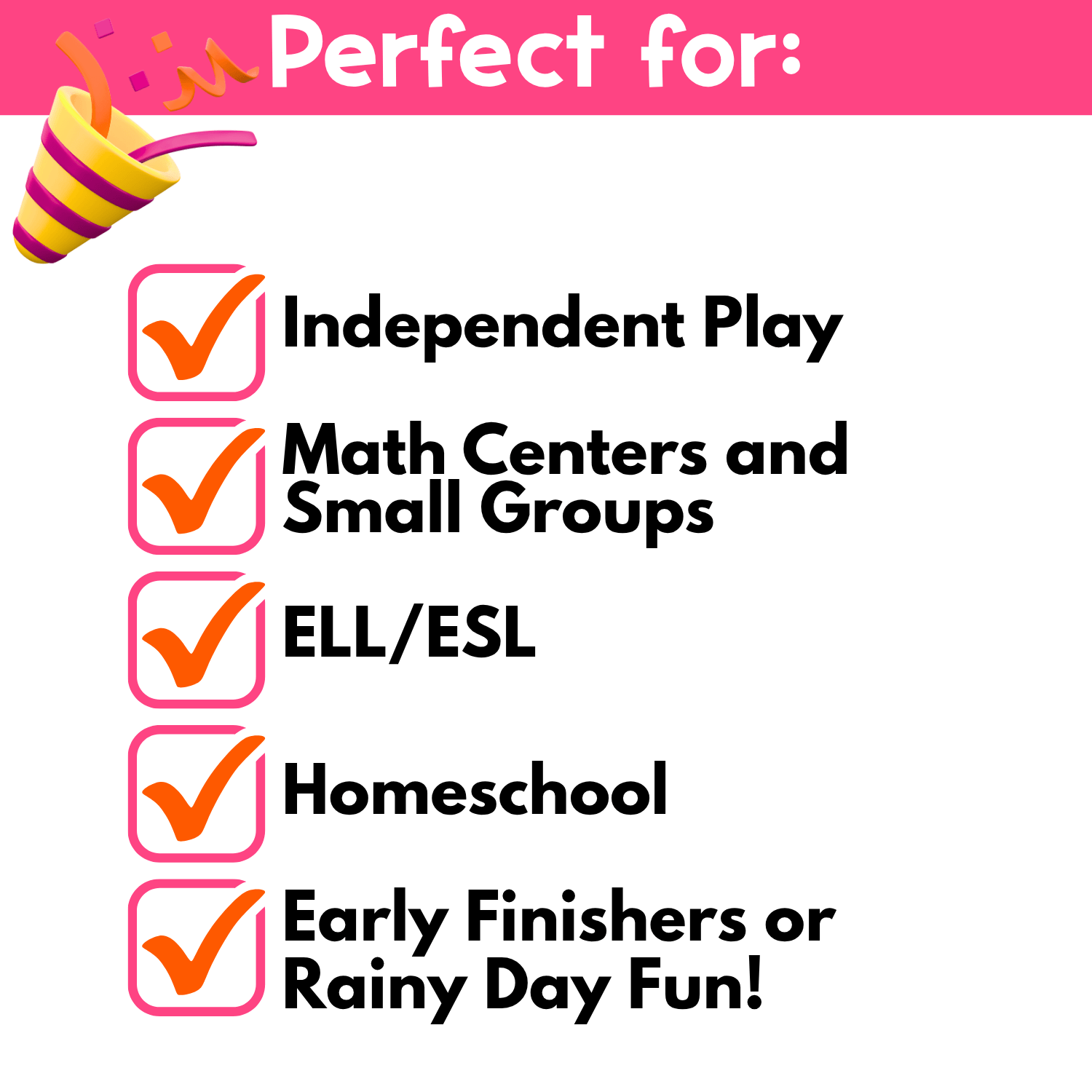 Unicorn counting grid games for independent play, math centers, small groups, ELL and ESL support, homeschool lessons, early finishers, and rainy day math fun.