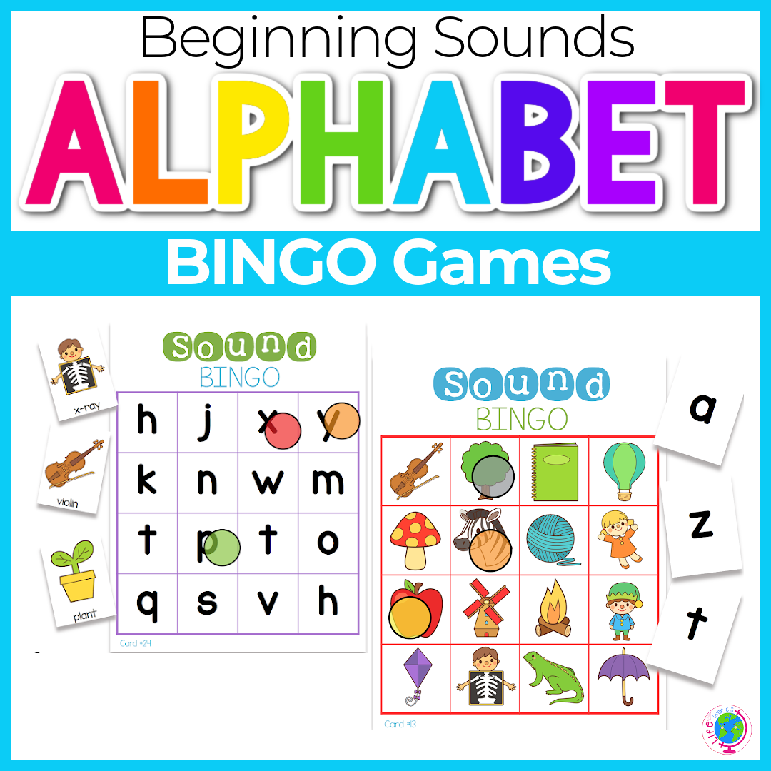 Beginning Sounds: Bingo Games