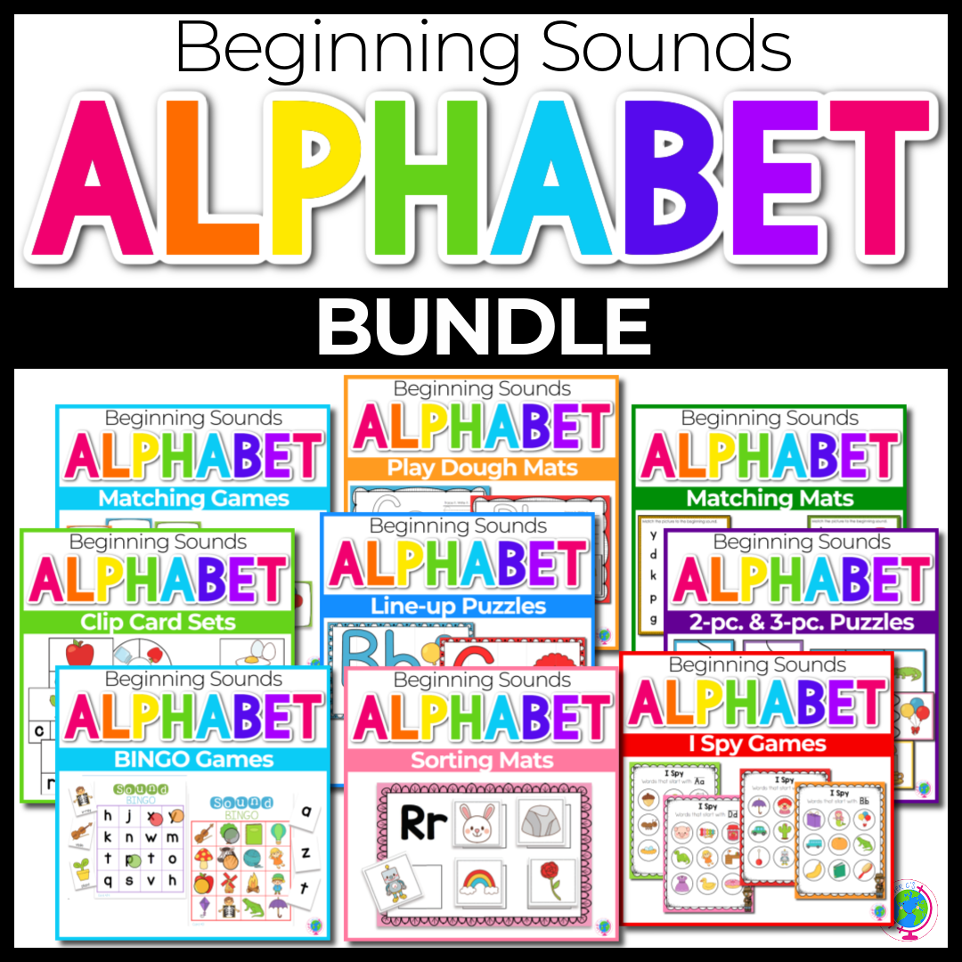 Beginning sounds alphabet bundle