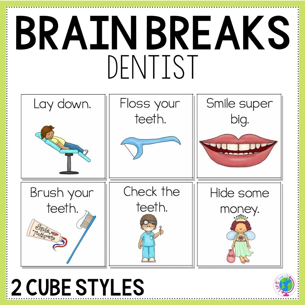Brain Break Dice: Dentist