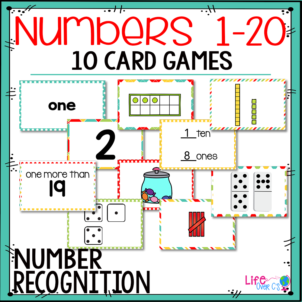 Card Games: Counting Numbers 0-20