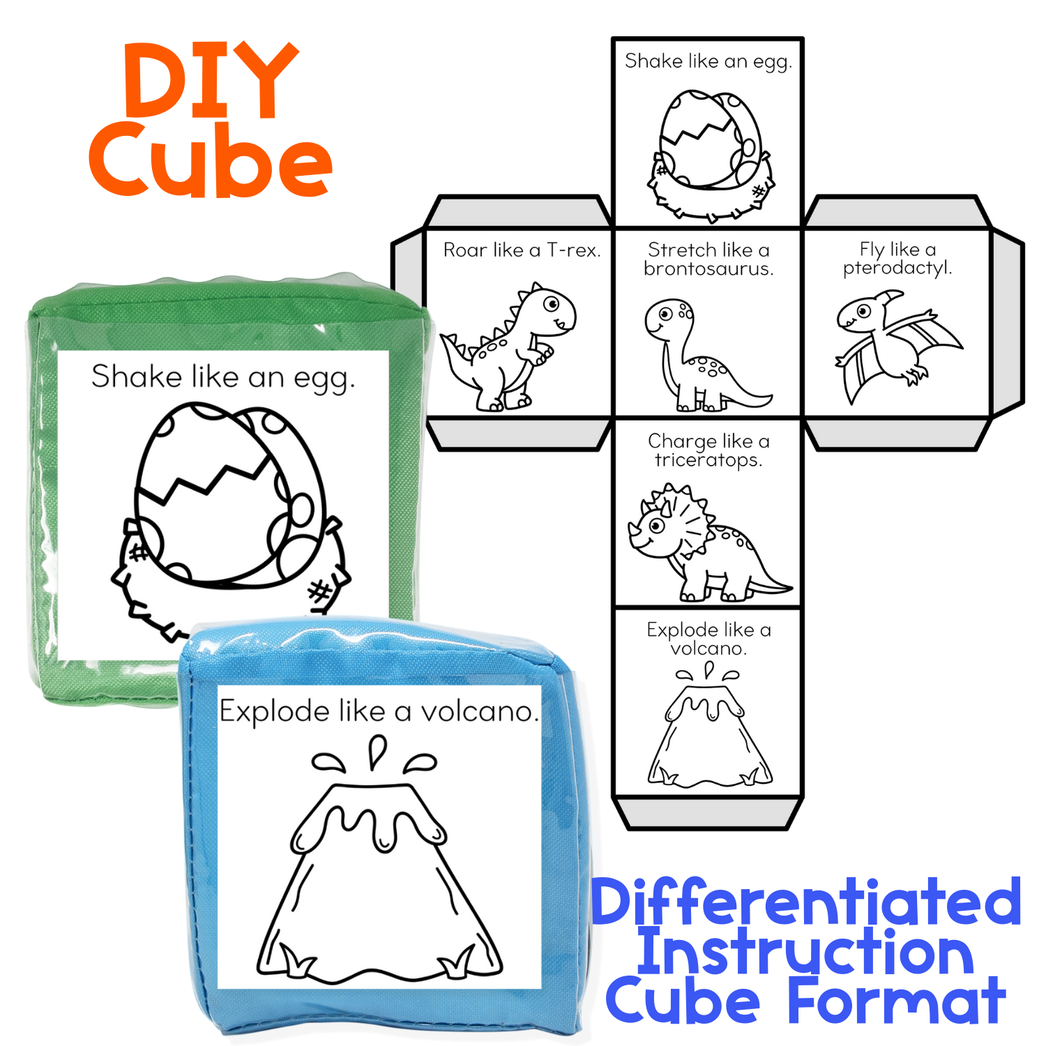 Dinosaur themed brain break activities