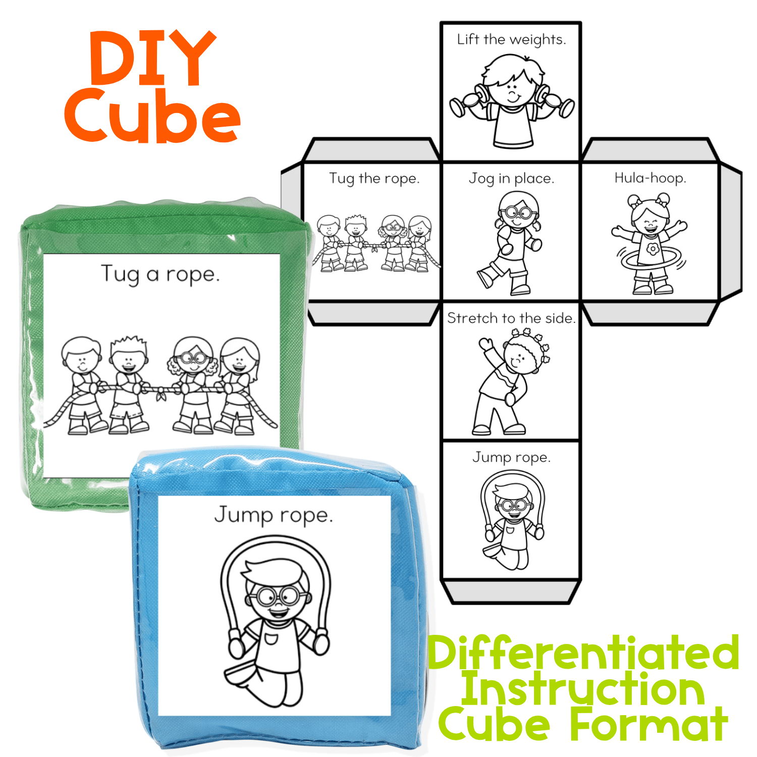Brain break workout cube