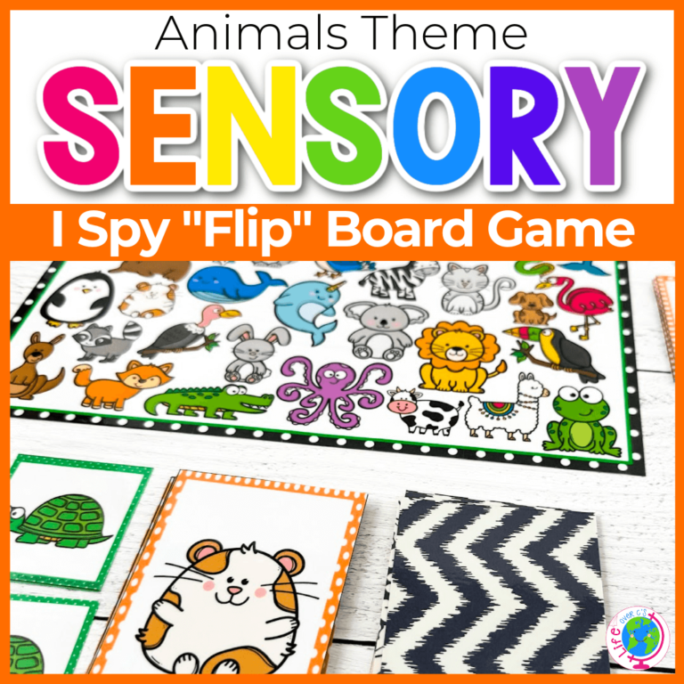 I Spy “Flip” Board Game: Animals