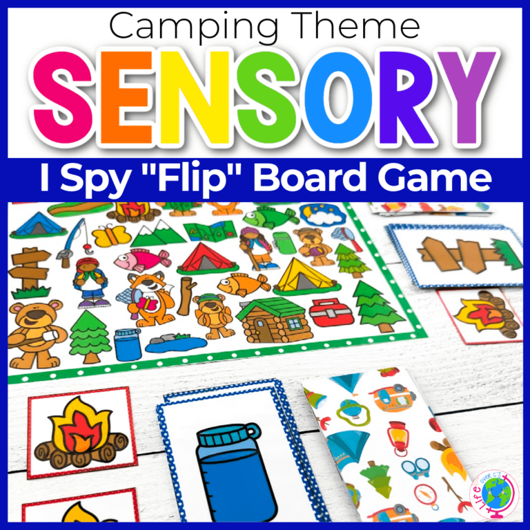 I Spy “Flip” Board Game: Camping