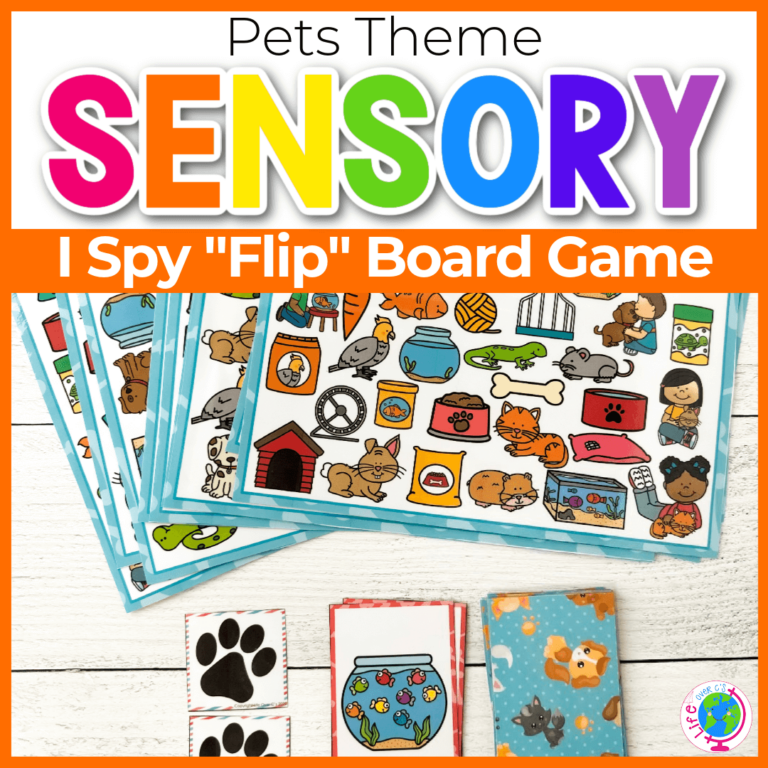 I Spy “Flip” Board Game: Pets