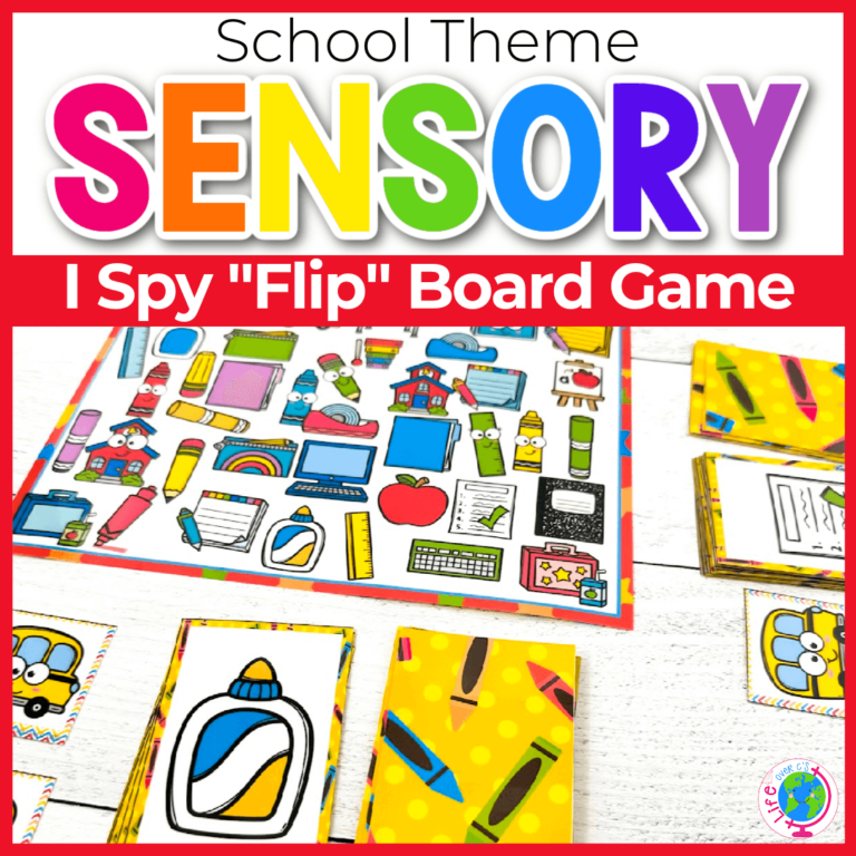 I Spy “Flip” Board Game: School