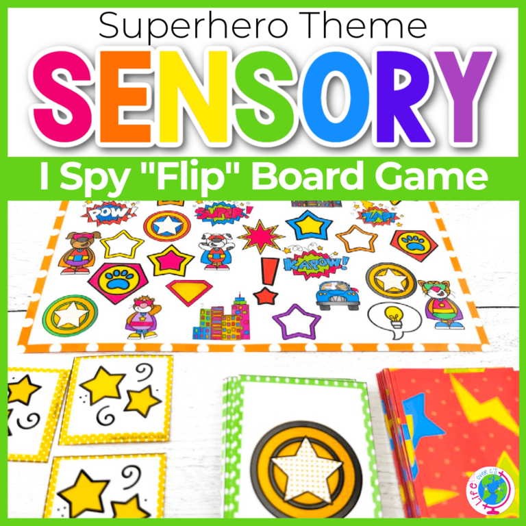 I Spy “Flip” Board Game: Superhero