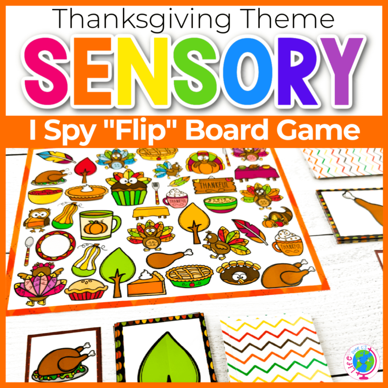 I Spy “Flip” Board Game: Thanksgiving