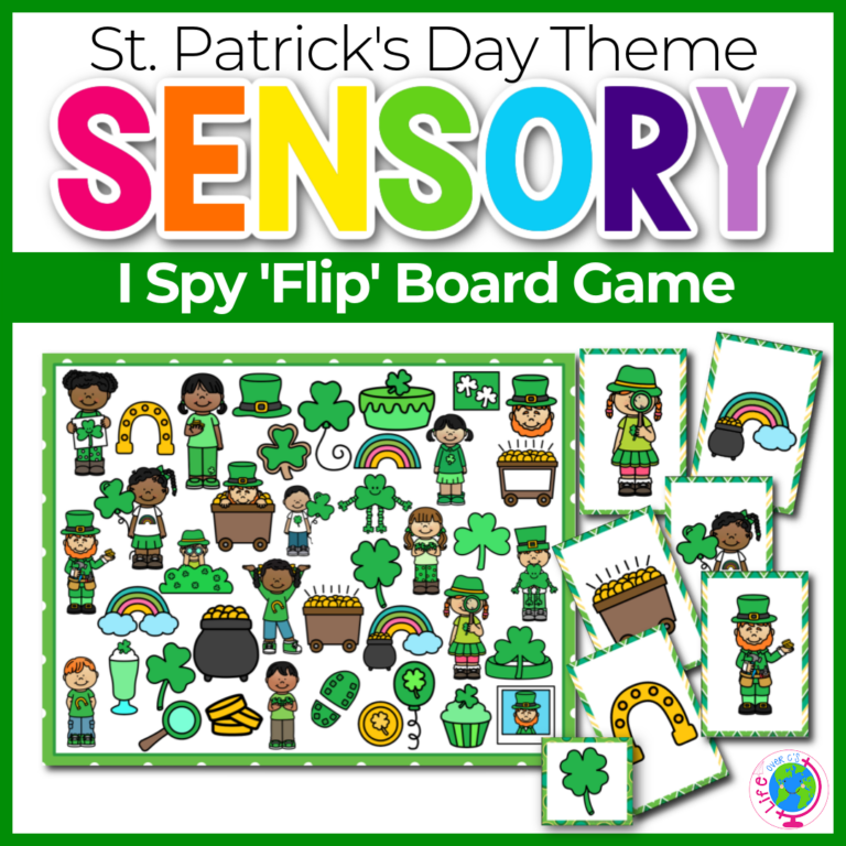 I Spy “Flip” Board Game: St. Patrick’s Day