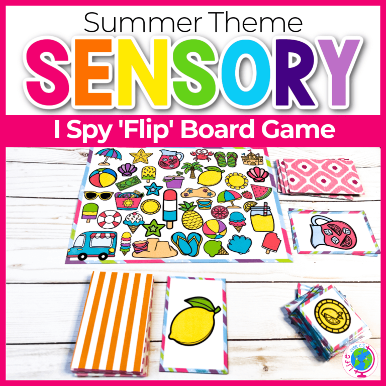 I Spy “Flip” Board Game: Summer