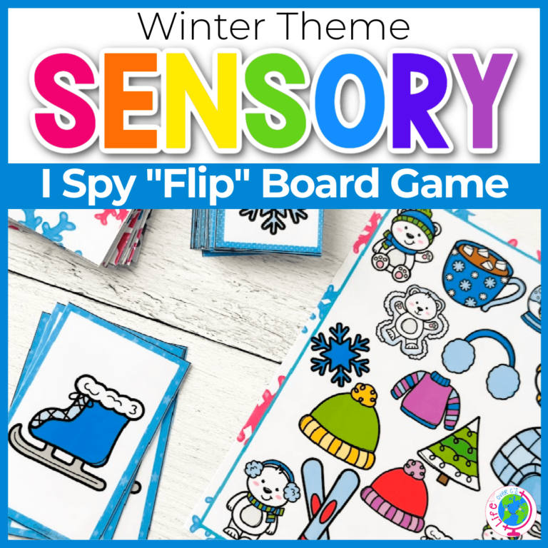 I Spy “Flip” Board Game: Winter