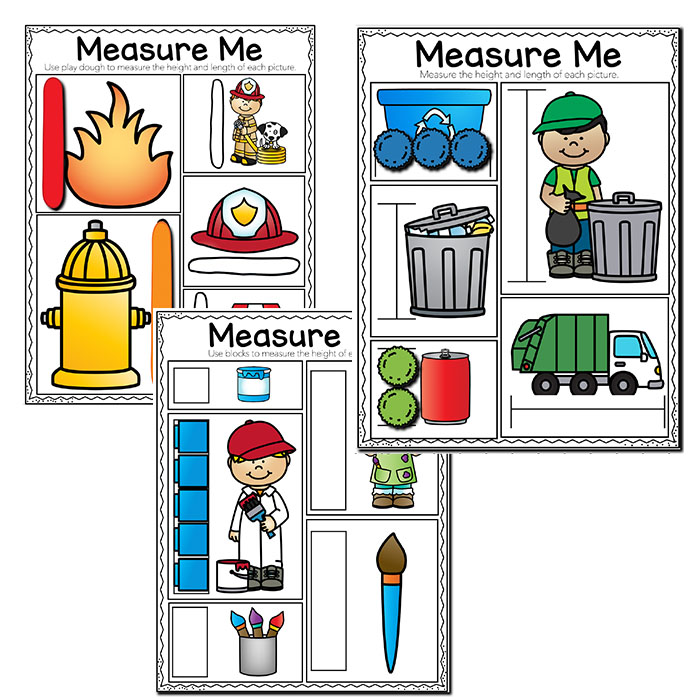 Measure community helpers with non-standard units
