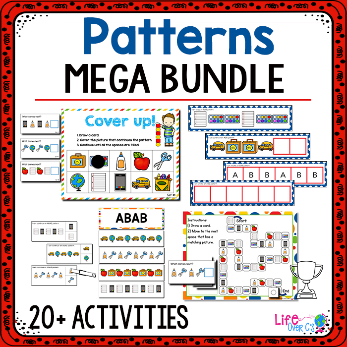 Pattern Pack | Kindergarten Math Centers