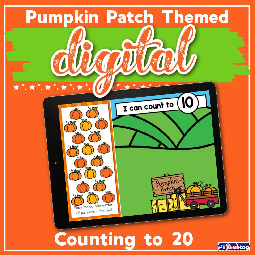 Digital Counting to 20 Pumpkin Patch