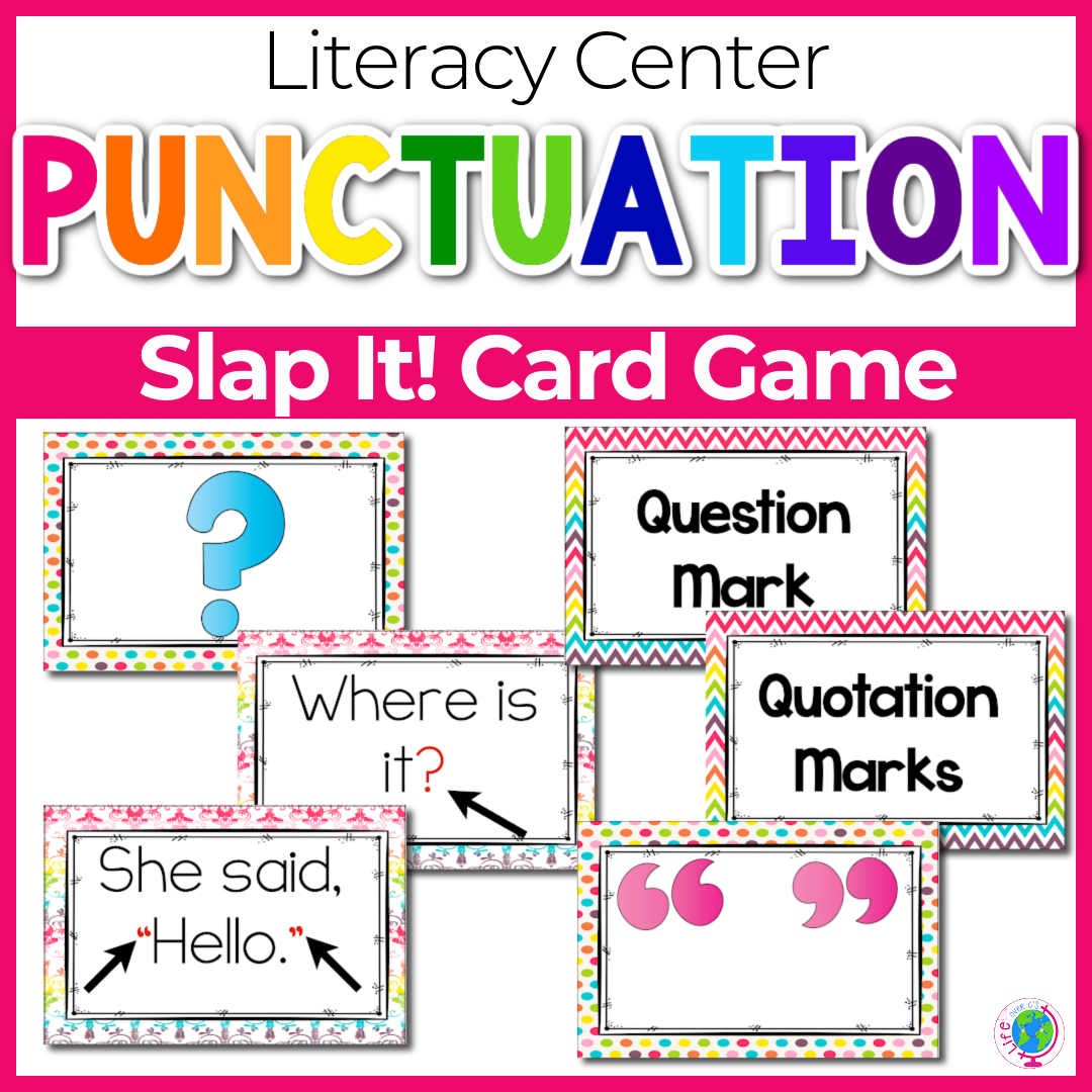 Punctuation Card Game | Punctuation Activity | Literacy Center
