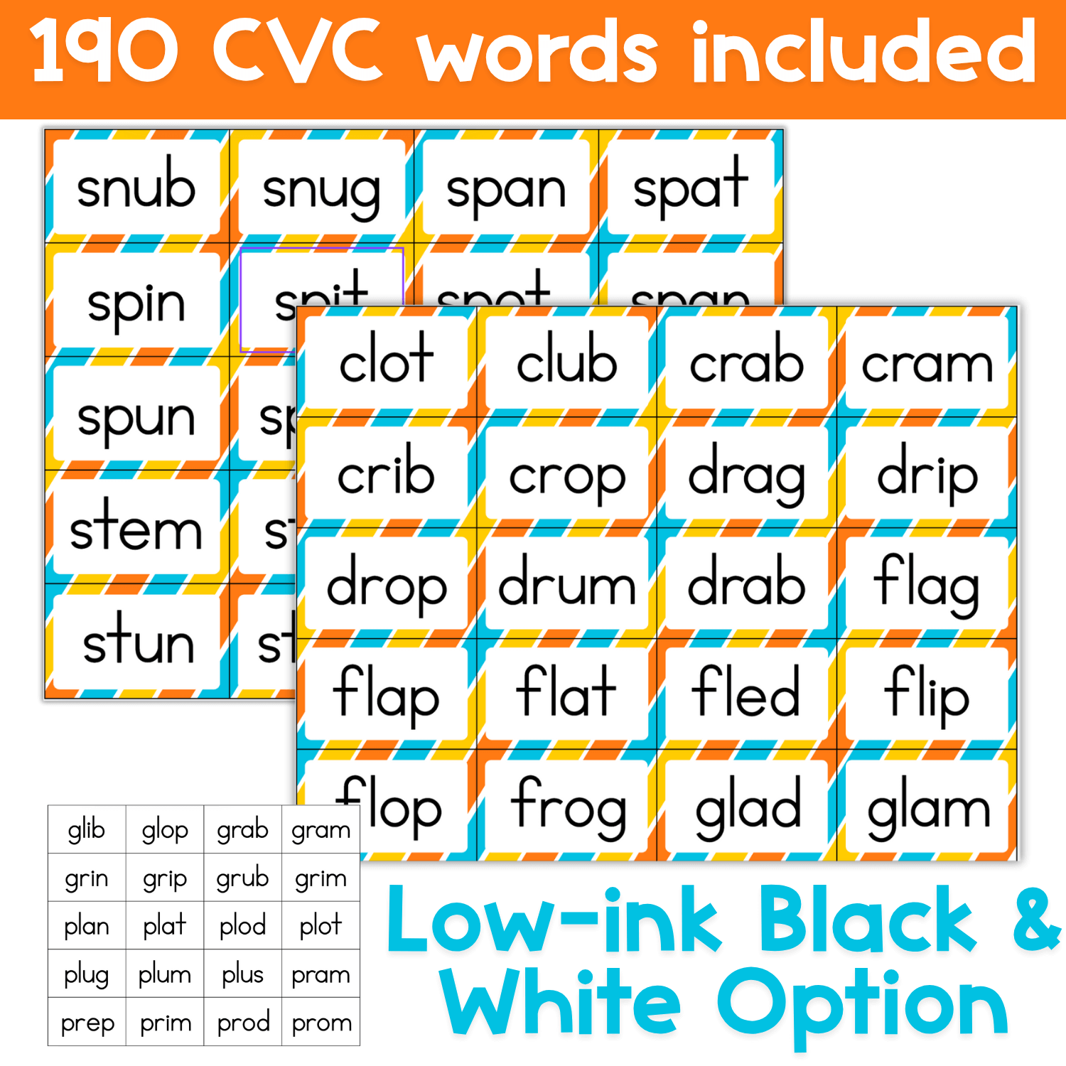 Blends and digraphs board game with fall theme