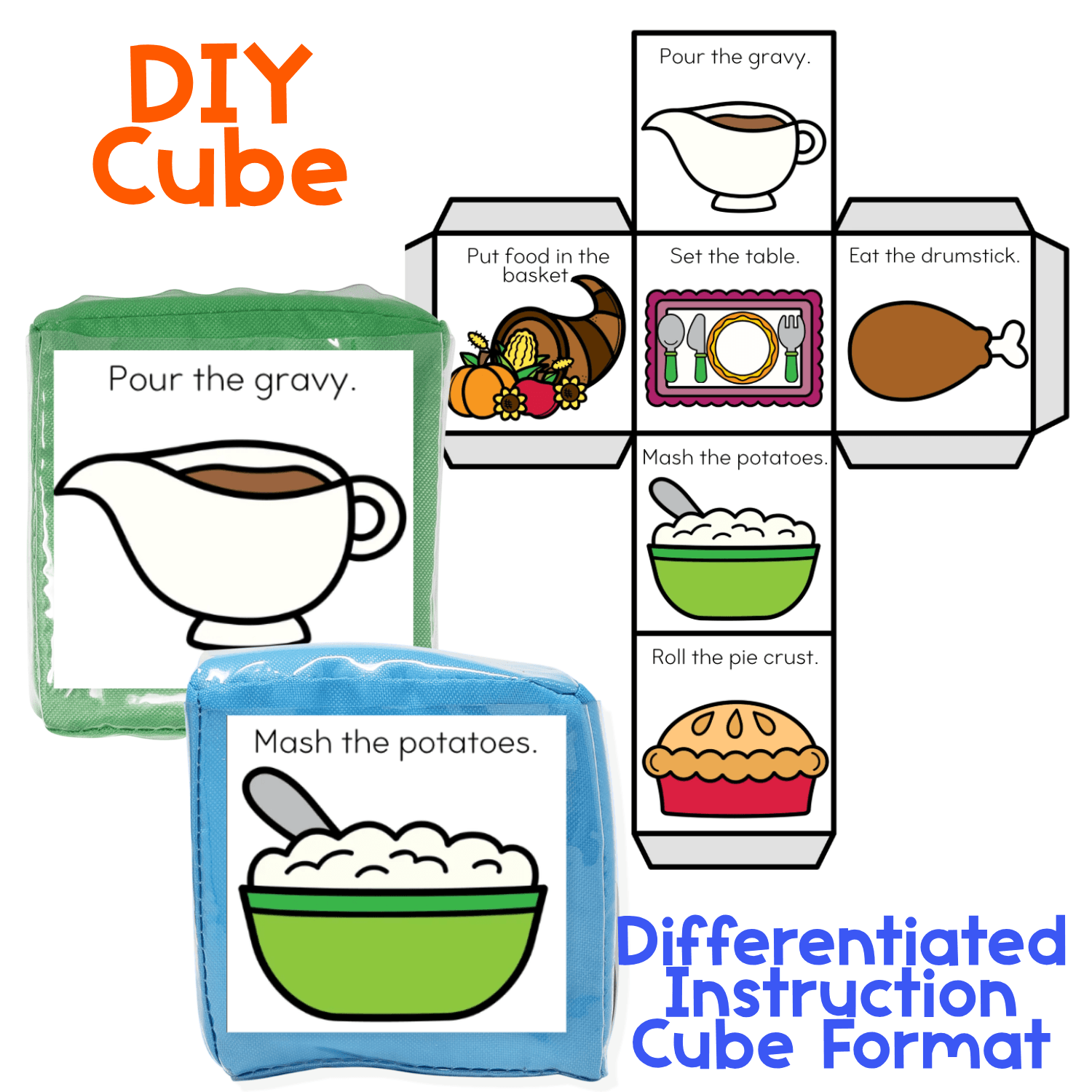 Brain break activities with Thanksgiving theme