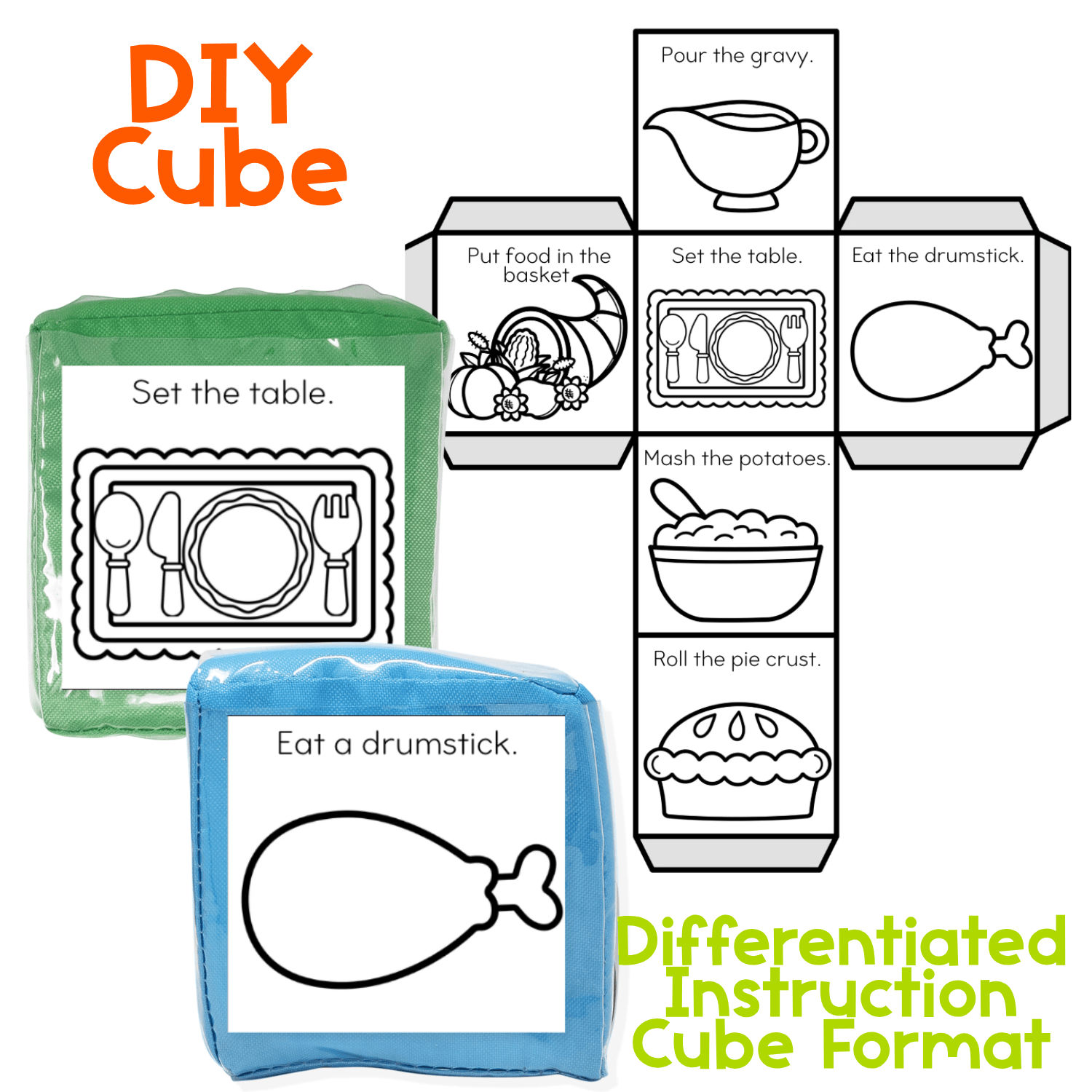 Brain break activities with Thanksgiving theme