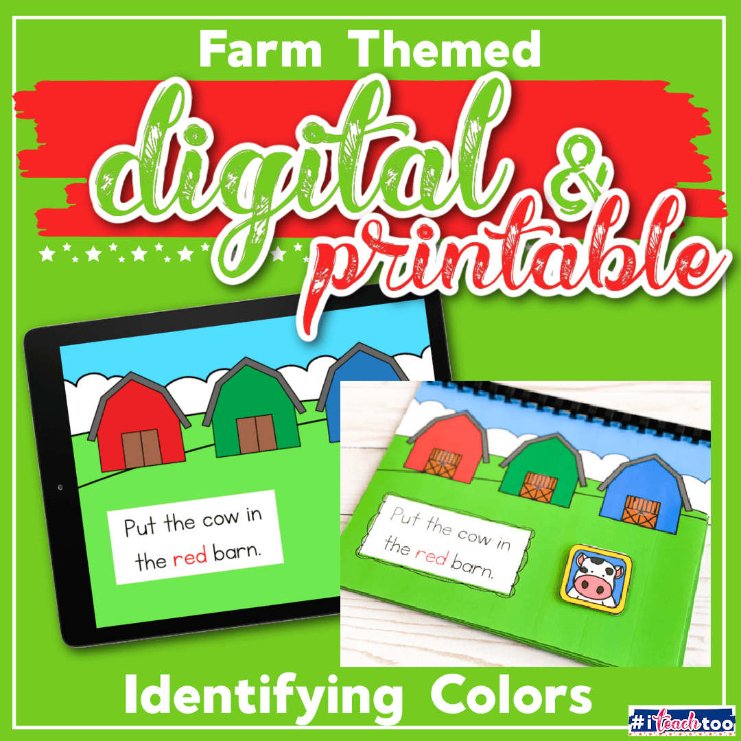 Digital & Printable Color Matching: Farm Theme