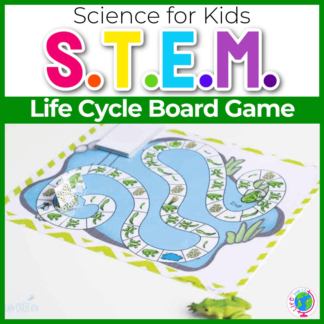 Life Cycle Board Game: Frogs