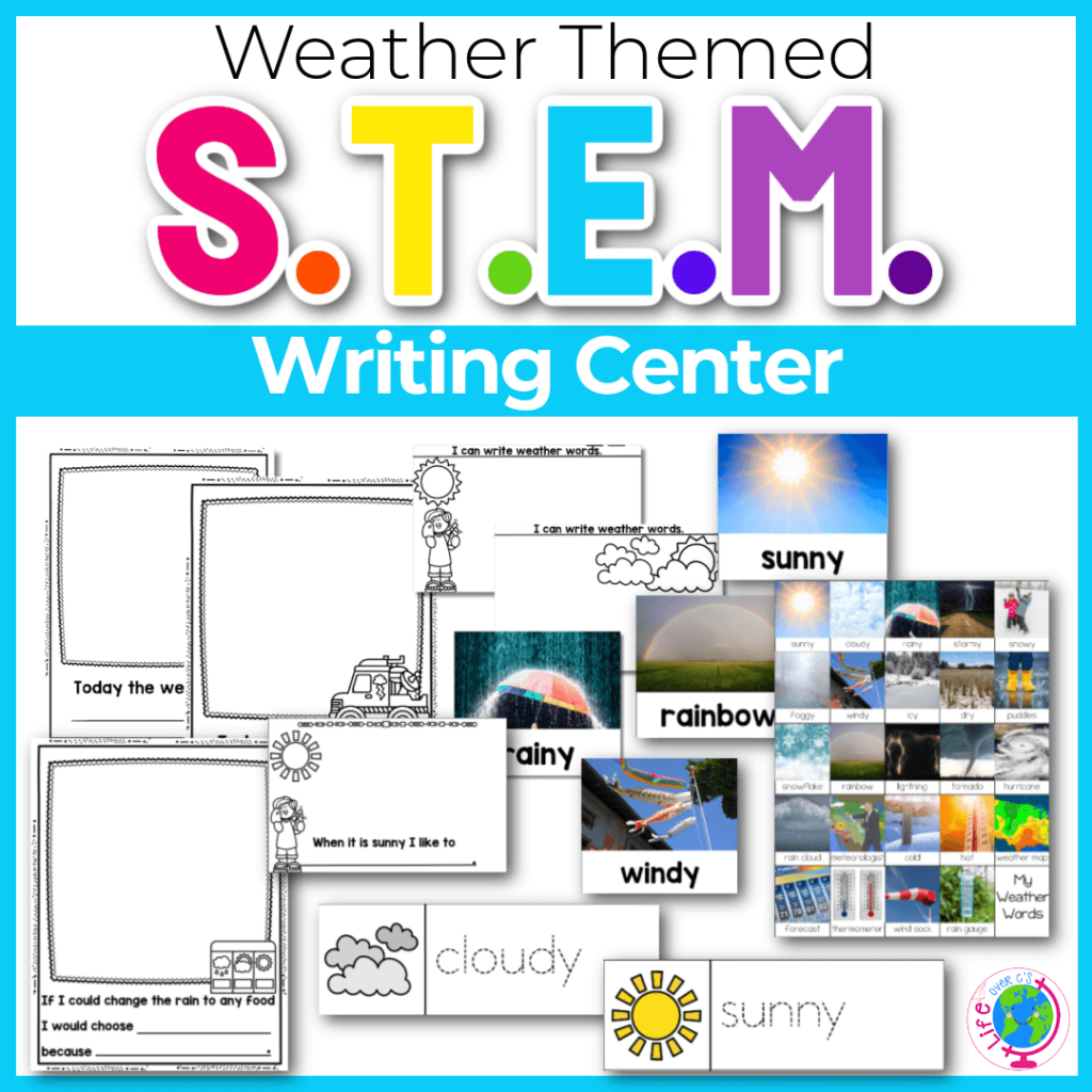 STEM weather writing center