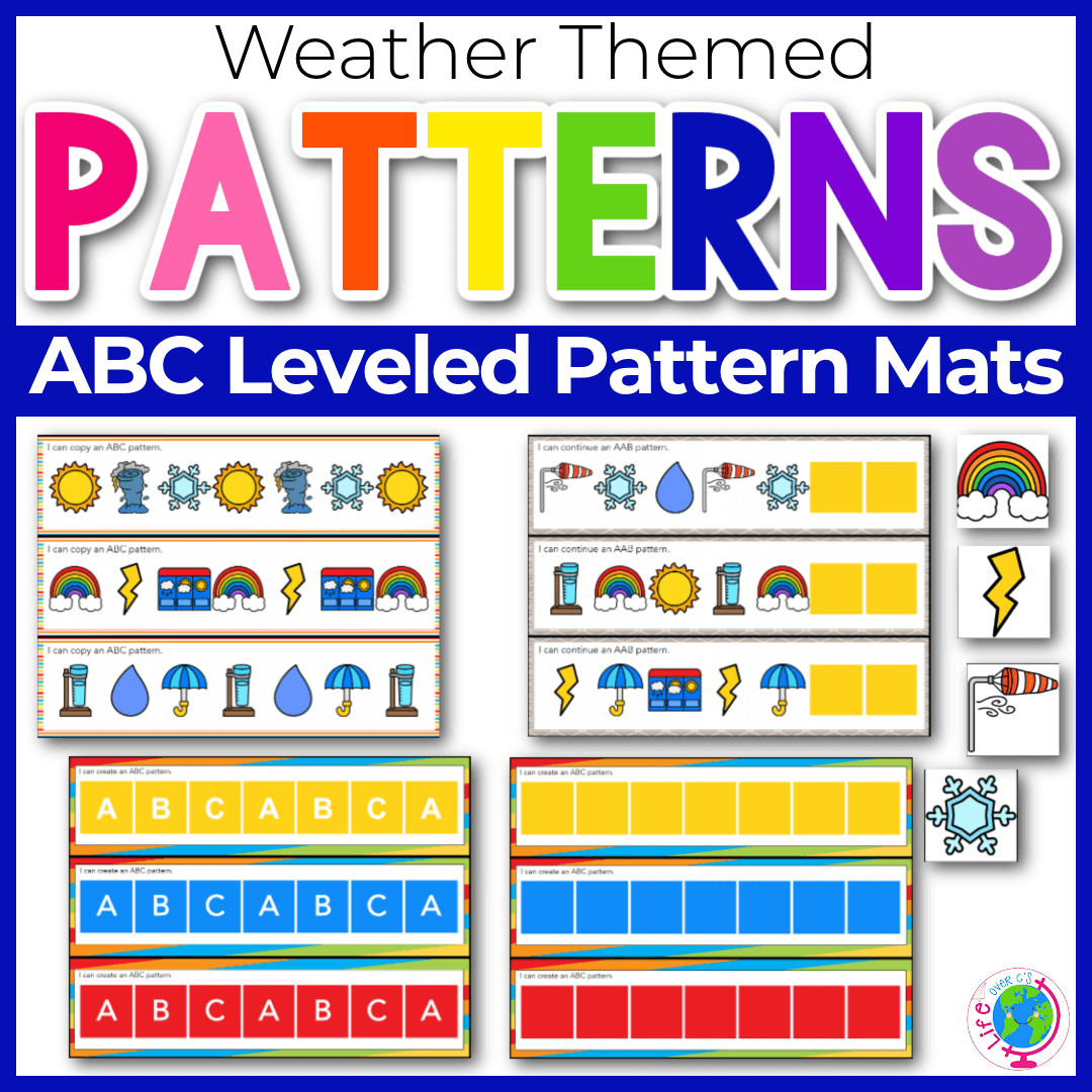 Pattern Mats ABC Patterns: Weather Theme