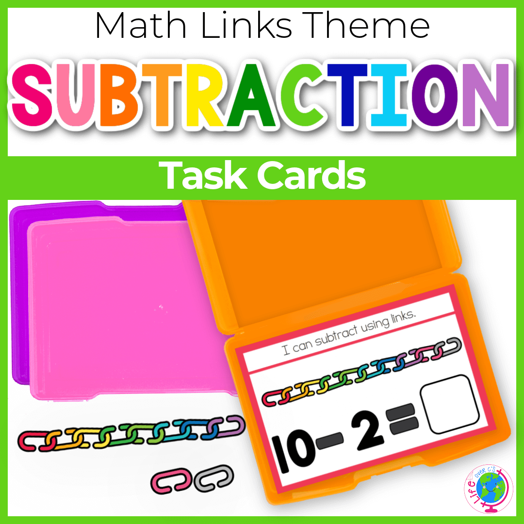Subtraction Task Cards: Math Links