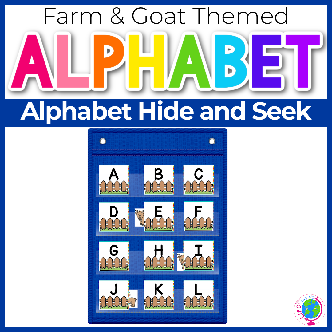 Alphabet Hide and Seek: Farm Goat