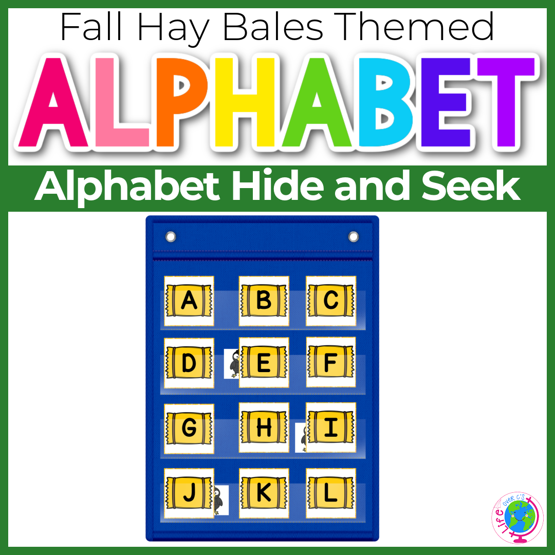 Alphabet Hide and Seek: Fall Hay