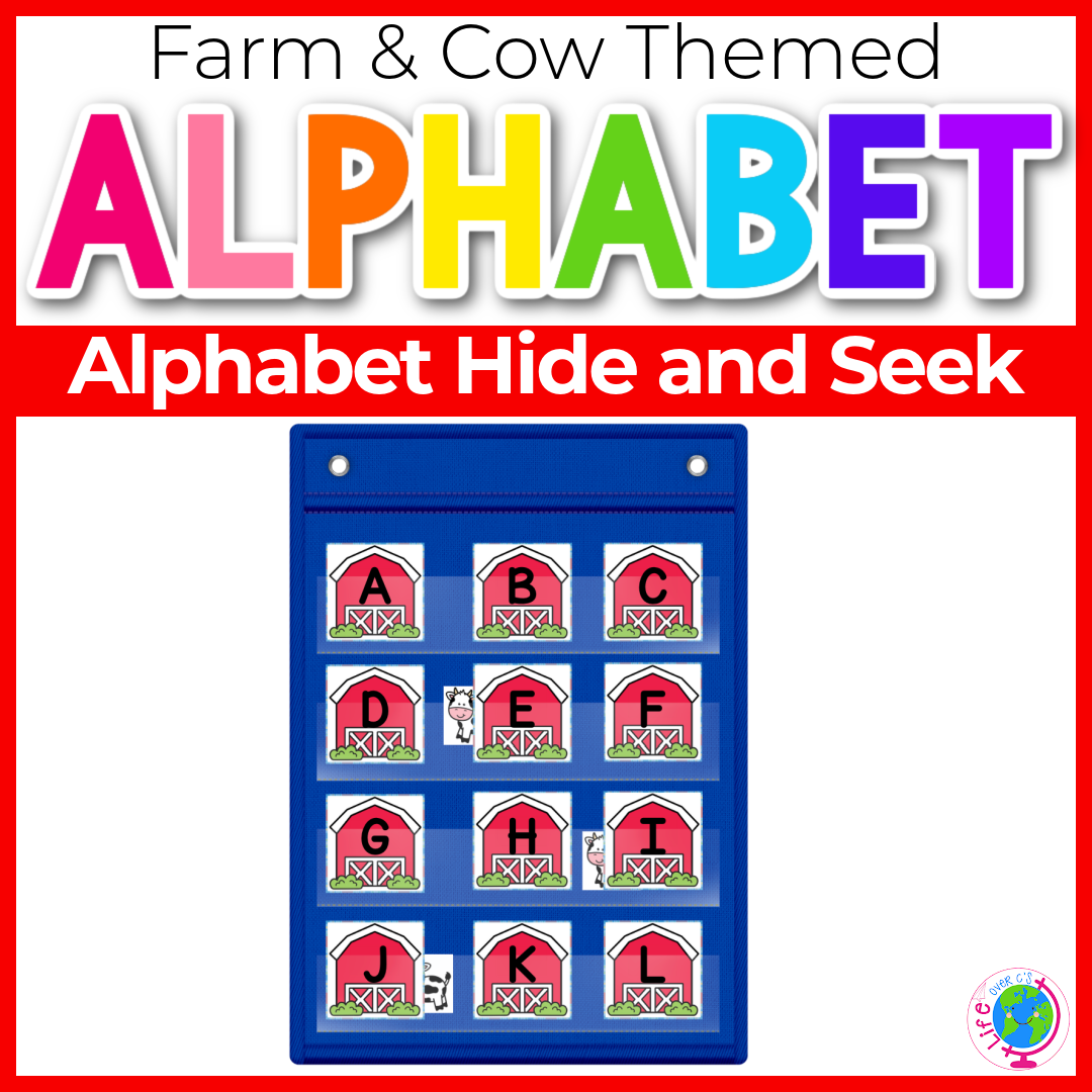 Alphabet Hide and Seek: Farm Cow