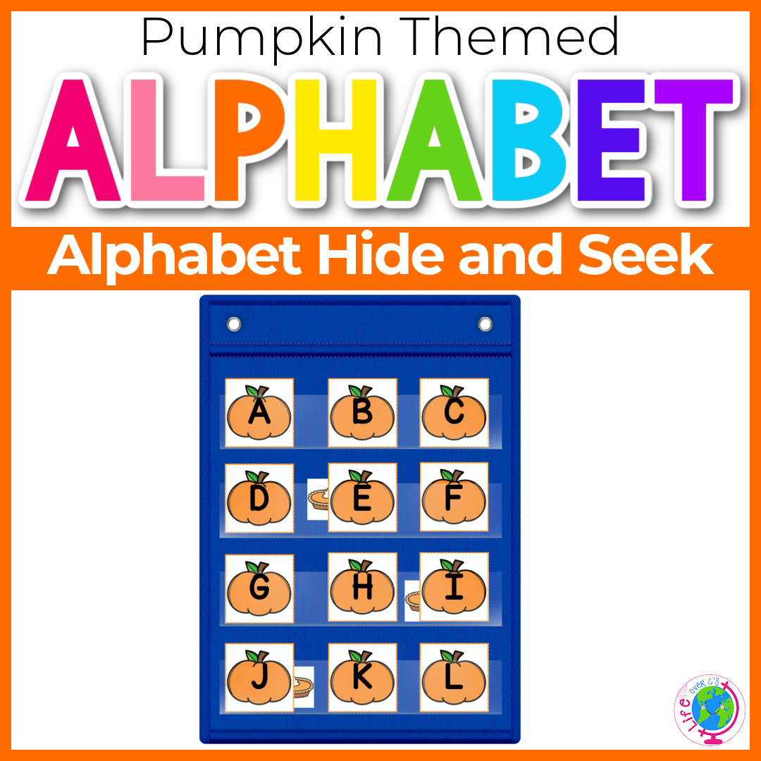 Alphabet Hide and Seek: Fall Pumpkin