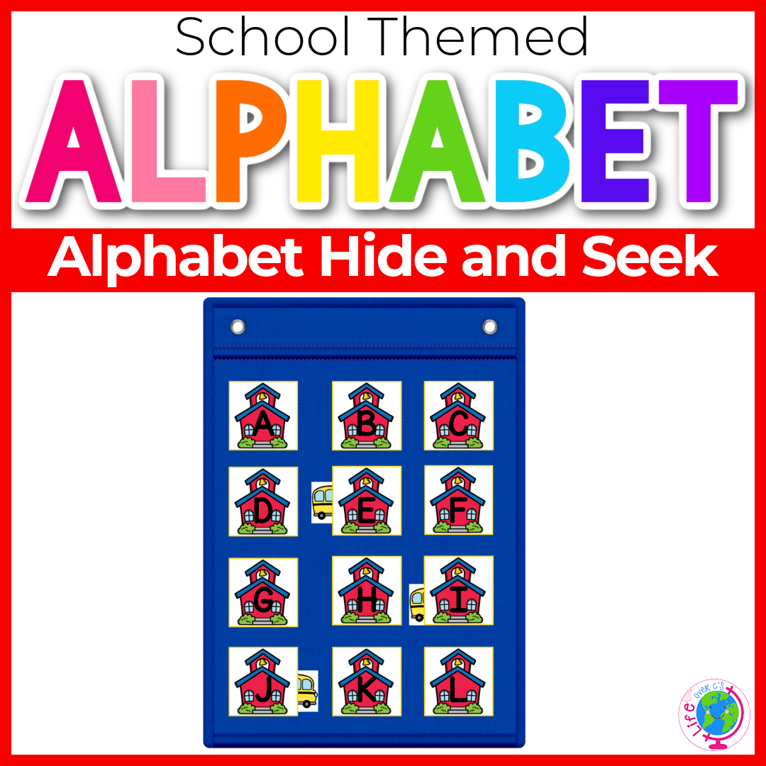 Alphabet Hide and Seek: School