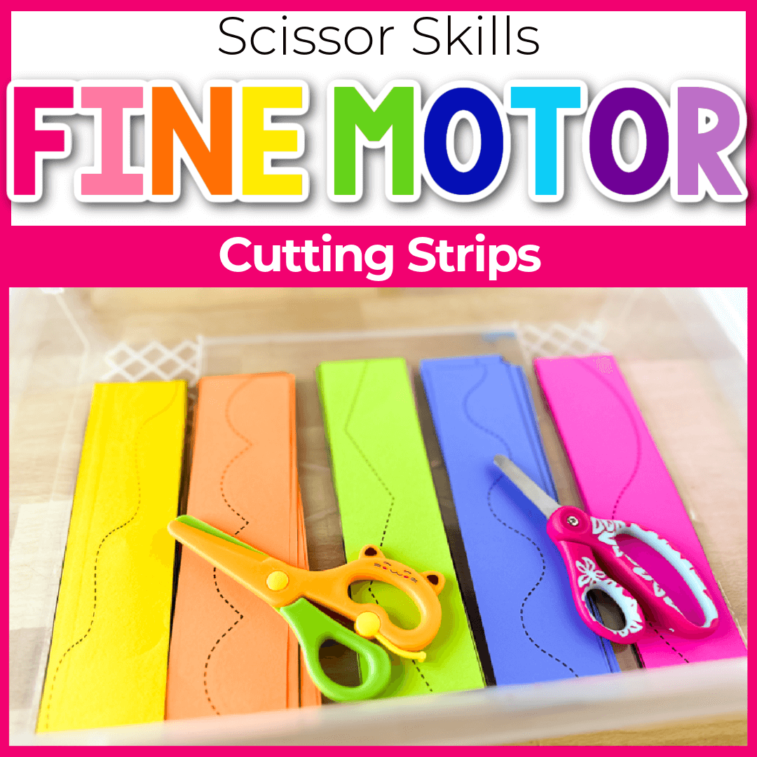 Fine Motor Scissor Skills: Cutting Strips