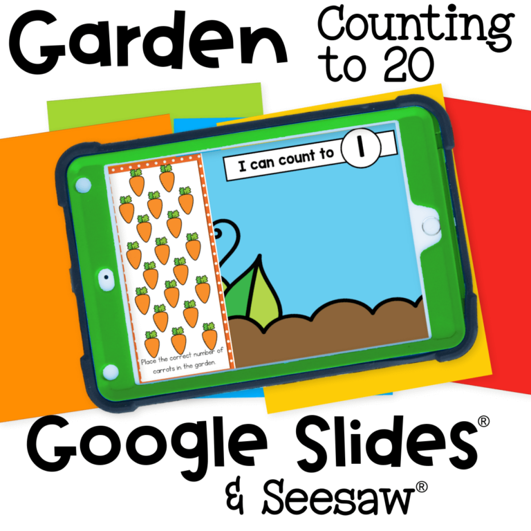 carrot garden counting to 20 google slides and seesaw math activity