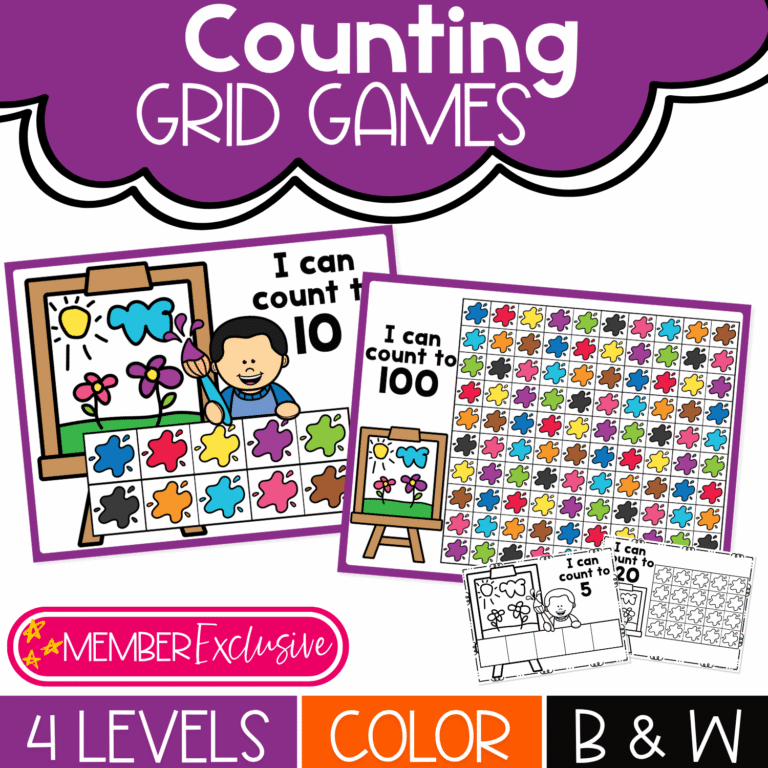 Counting Grids 5, 10, 20, 100: Painting
